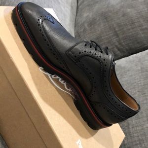 Christian Louboutin Men’s Laurlaf flat calf minigraine brush ombré gorgeous